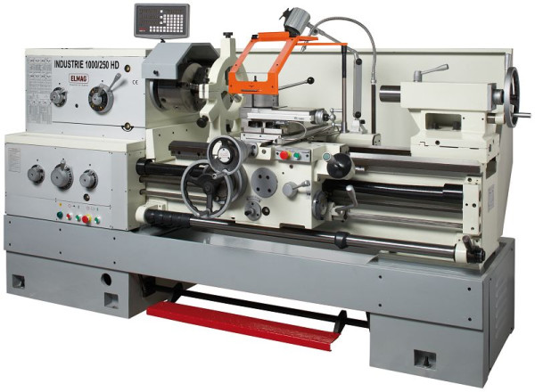 ELMAG Universal-Drehmaschine, Industrie 1000/250 HD, inklusive 3-Achs-Positionsanzeige 'SINO', 88176