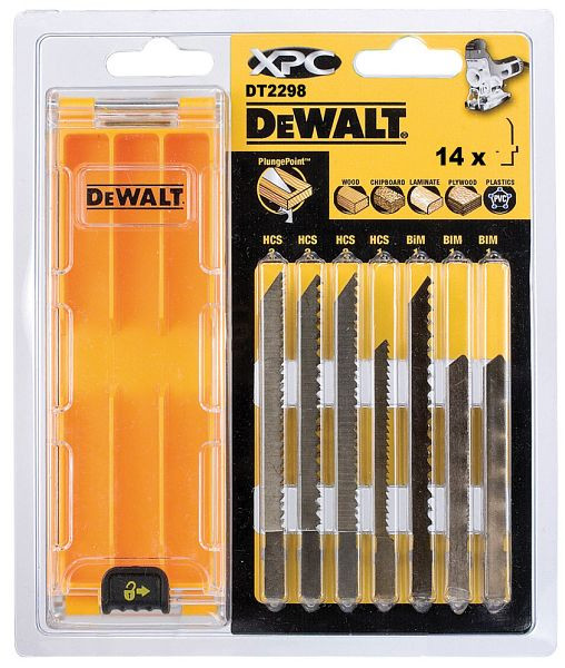 DeWalt Stichsägeblätter-Set 14-teilig, DT2298-QZ, 5035048075159