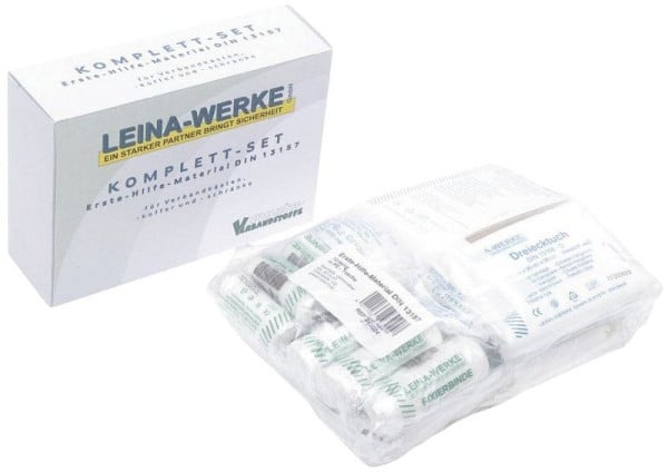 LEINA-WERKE Ersatzfüllung Erste-Hilfe-Set, 43-teilig, DIN 13164:2022, 12011