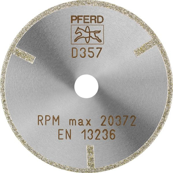 Pferd Diamant-Trennscheibe D1A1R 75-2-10 D 357 GAG, 68407103