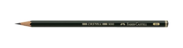 FABER CASTELL Bleistift CASTELL® 9000, 3H, dunkelgrün, 119013