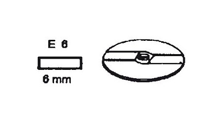 Neumärker Schneidscheibe E 6 für Multi-Gemüse-Schneider, 06-50756-05