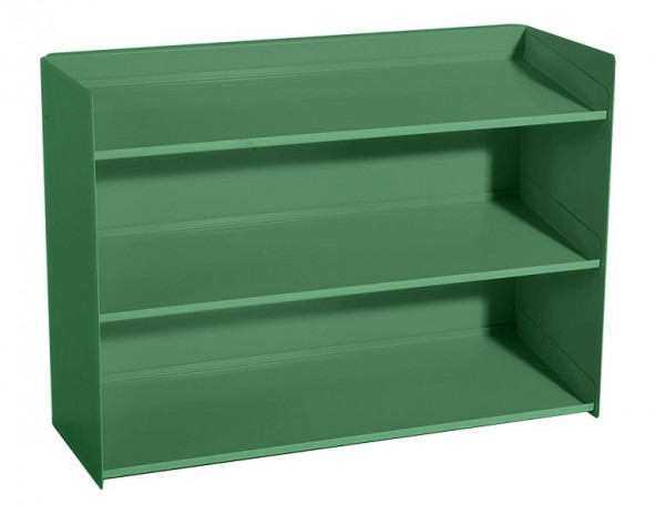 Manuflex Sichtboxen-Regal in Resedagrün RAL 6011, BxTxH = 430 x 155 x 310 mm, ZB3901.6011