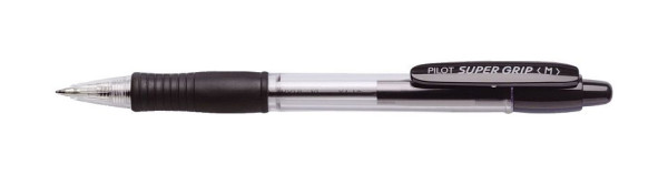 PILOT Kugelschreiber Super Grip - F, schwarz, 2028001