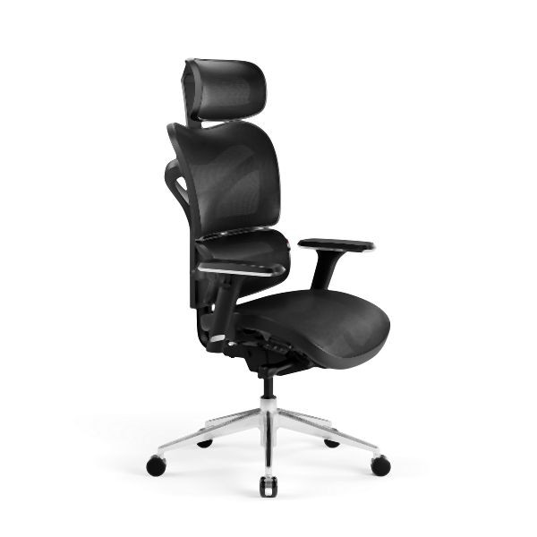 Diablo Chairs Ergonomischer Bürostuhl Diablo V-Commander, Schwarz, 1114