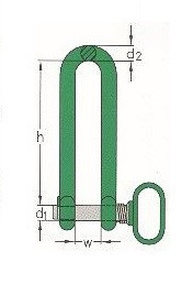 SHT Spundwandbohlen-Schäkel, Tragfähigkeit: 3000 kg, 704961