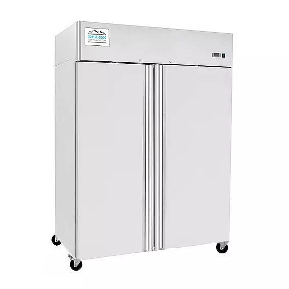 Ice-A-cool Doppeltür Kühlschrank, Kompressor oben, ICE8117GR