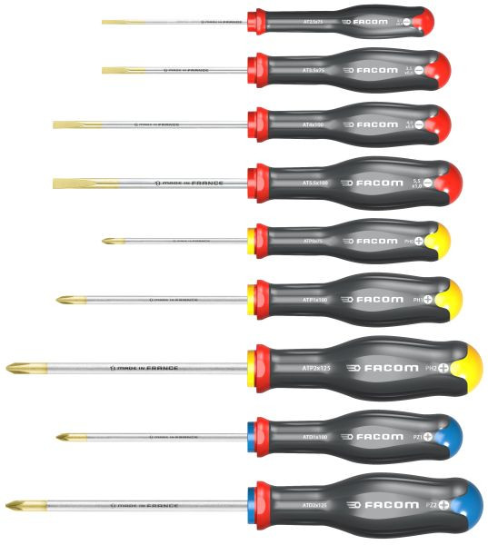 Facom PROTWIST Schraubendreher-Set 9-teilig, AT.9PB