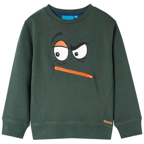 vidaXL Kinder-Sweatshirt Dunkelgrün 92, 13374, 8721012029453