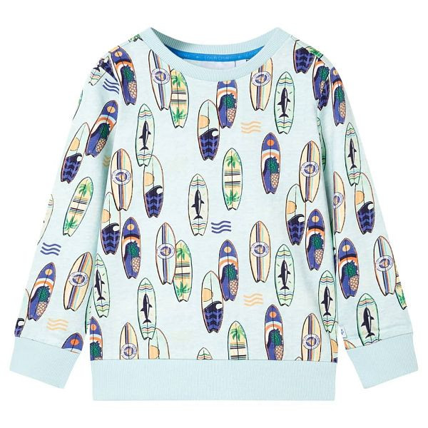 vidaXL Kinder-Sweatshirt Hellblau Melange 104, 11820, 8721012013919