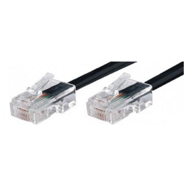 Dönges Anschlusskabel RJ45/RJ45, 1 m, schwarz, 102285