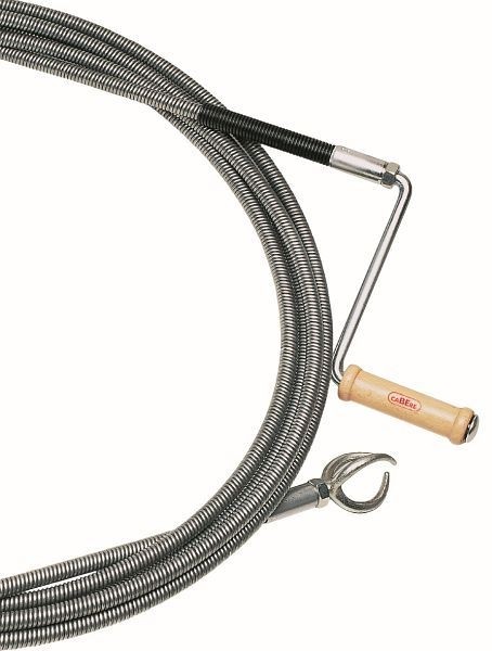 Cabere Welle Nr. 915 zur Rohrreinigung, doppellagig und feuerverzinkt, 12 mm Durchmesser x 15,0 m, 91524