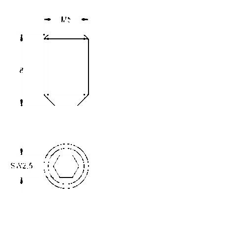 KWC Gewindestift, M5x8, VE: 10 Stück, 2000109144, 7612982141607