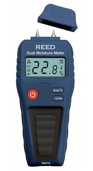 REED Dual Feuchtigkeits-Messgerät, nutzbar mit oder ohne Messnadel, R6018
