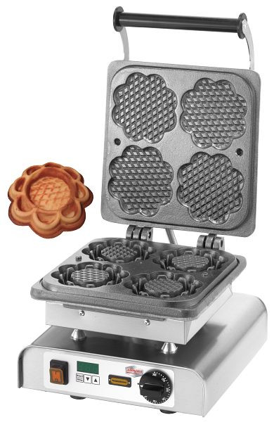 Neumärker Waffeleisen Waffeltörtchen I, mit Digitaltimer, 12-40736DT