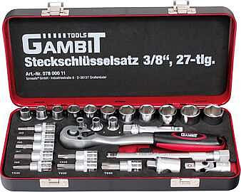 Gambit Steckschlüssel-Satz 3/8", 07800011