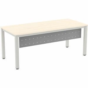 Rocada Fußraumblende für Schreibtisch Executive Metall 180 cm (157x30 cm) grau, 2941