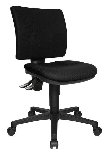 Topstar „Small-Office“-Drehstuhl, 100% Polyester, schwarz, 8070BC0