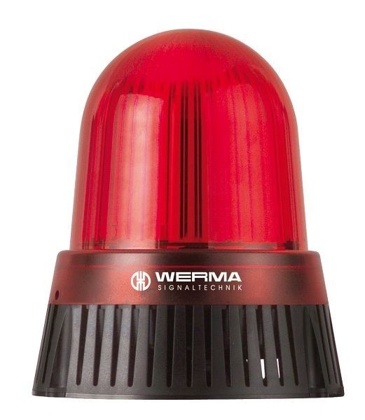 WERMA LED-Sirene Bodenmontage 32 Töne 115-230VAC RD- rot, 430.100.60