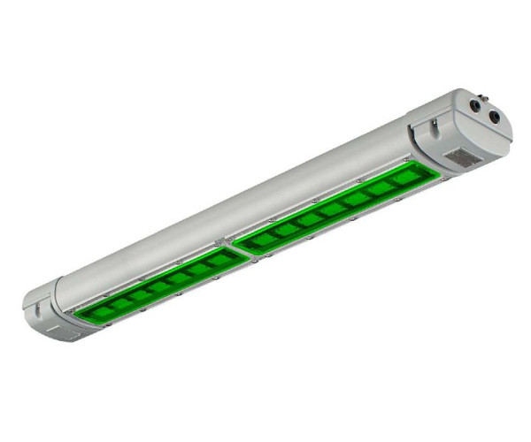 GIFAS Spartan Ex-Langfeldleuchte 84LEDs mit Akkupack, grün, 300501