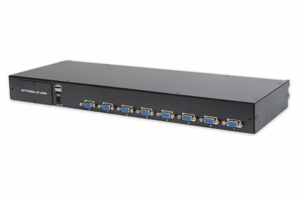 DIGITUS KVM-Switch, 8-Port für modularisierte KVM-Konsole, DS-72213