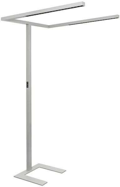 LEDAXO LED-Büroleuchte / Stehleuchte für 2 Büro-Arbeitsplätze SL-08-160-TWIN-FVDL, 2x 8.000 lm/ 80 W, ENEC zertifiziert, dimmbar, 408413920