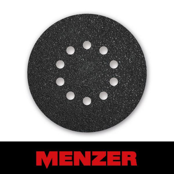 Menzer Klett-Schleifscheibe, 10 Loch, Ø 225 mm, Körnung 16, Siliciumcarbid, VE: 10, 231251016