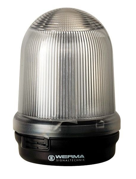 WERMA LED-Rundumleuchte Bodenmontage 24VDC CL- klar, 829.410.55