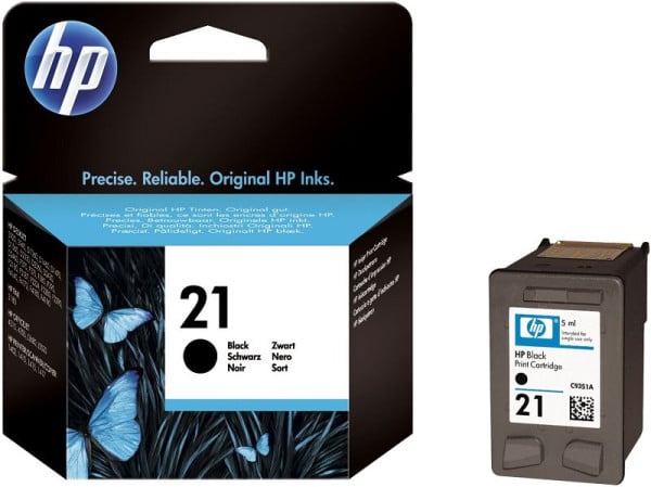 hp Original hp Druckkopfpatrone schwarz, C9351AE