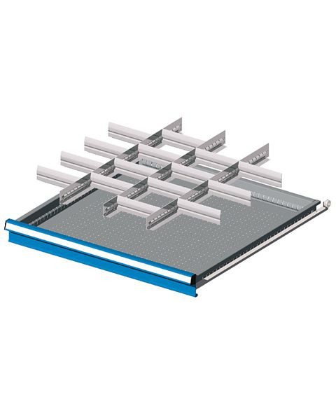 Fami Einteilungsmaterialset für Schubladen, Fronthöhe: 200-250 mm, 36x36 Einheiten, FFH20200700