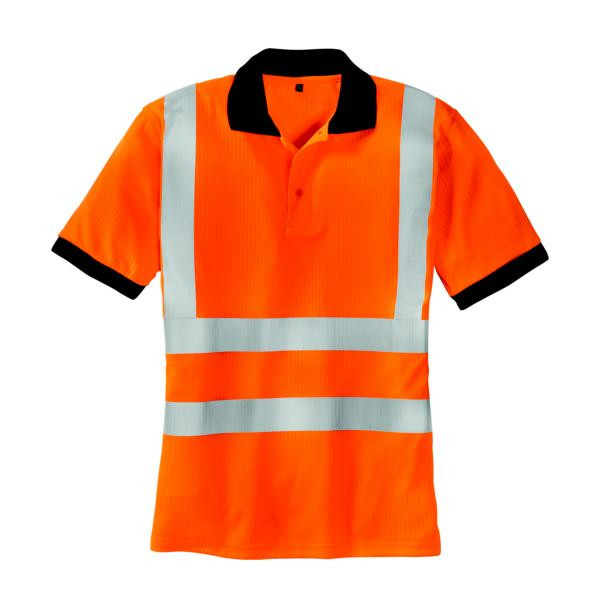 teXXor Warnschutz-Polo-Shirt SYLT, Größe: S, Farbe: leuchtorange, VE: 20 Stück, 7029-S