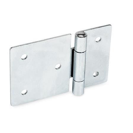 Ganter Blechscharniere, horizontal verlängert (GN 136-ST-90-60-B), VE: 25 Stück, 136-ST-90-60-B