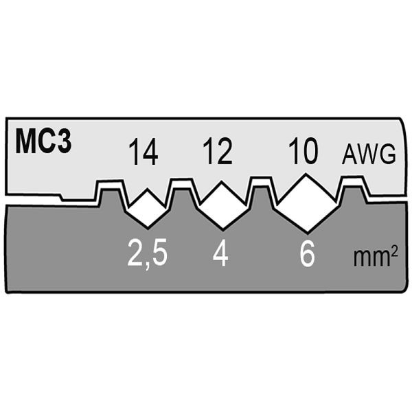 Haupa Einsatz für Photovoltaik MC4, 211659/E