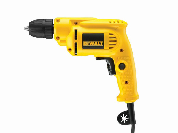 DeWalt 1-Gang-Bohrmaschine (550 Watt), optimal abgestimmtes Drehzahl-Drehmoment-Verhältnis, DWD014S-QS