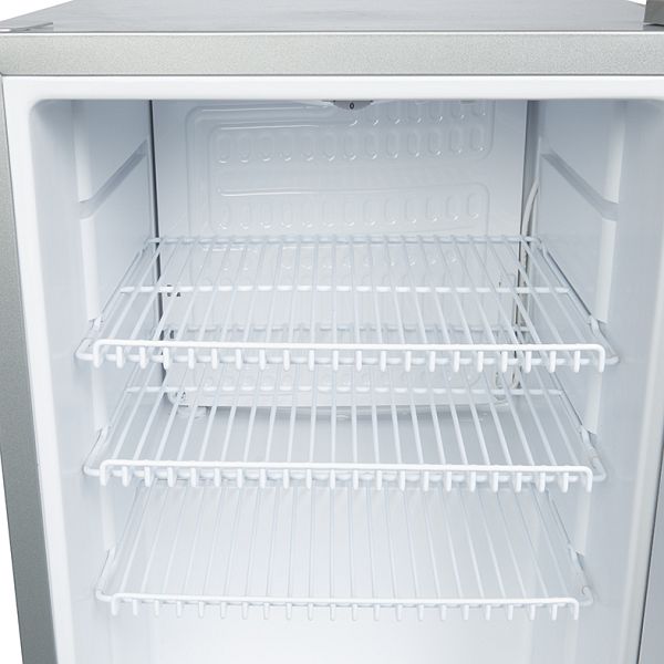 Gastro-Cool Kühlschrank - klein - Glastür - silber - LED - GCKW65 204401  günstig versandkostenfrei online kaufen: große Auswahl günstige Preise