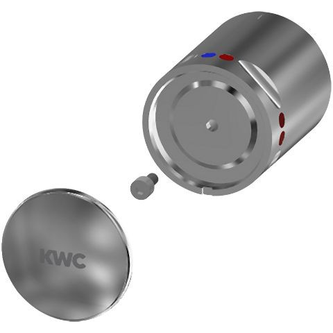 KWC Temperaturwahlgriff, Metall, 2000104908, 7612982013508