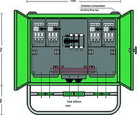 Elektra Tailfingen GV250 Gruppen-Verteilerschrank, 185460