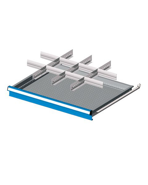 Fami Einteilungsmaterialset für Schubladen, Fronthöhe: 75 mm, 36x27 Einheiten, FFH10070300