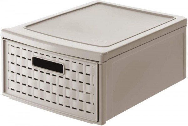 Rotho Schubladenbox klein COUNTRY, cappuccino, 1114807422WS