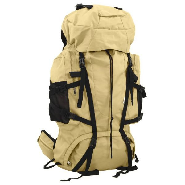 vidaXL Wanderrucksack Khaki 100 L Oxford-Gewebe, 4009980