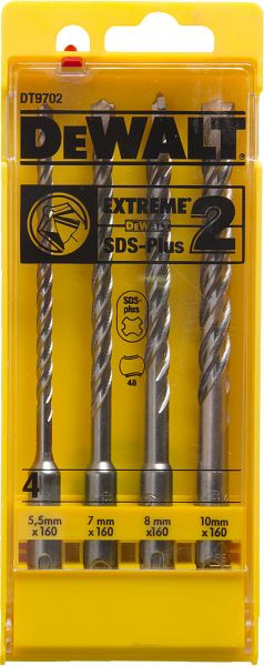 DeWalt Hammerbohrer-Set 4-teilig SDS-plus, DT9702-QZ