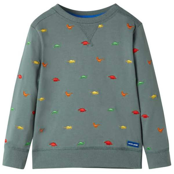 vidaXL Kinder-Sweatshirt Khaki 116, 11771, 8721012013421