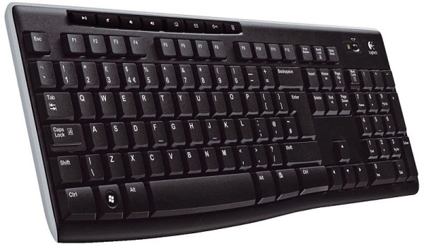 Logitech Tastatur K270 - USB, kabellos, 920-003052, 5099206033139