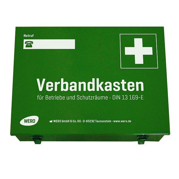 WERO Verbandkasten DIN 13169-E, gefüllt, 200057