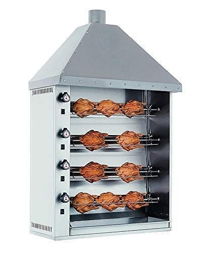 Ubert Kaminhauben-Rotisserie, 4-Spieß, Gas, NWB: 20kW, 230V, ÖGG4G