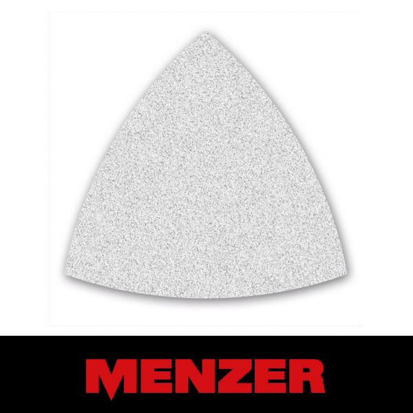 Menzer Klett-Schleifblatt, 82 mm, Körnung 100, Normalkorund mit Stearat-Beschichtung, VE: 50, 261131100