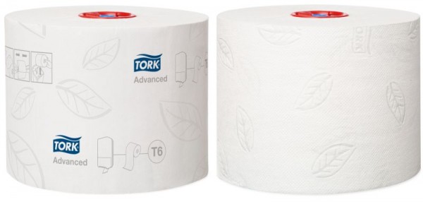 Tork Midi Topa weiß 2-lagig T6, 10cmx100m, VE: 27 Rollen, 2076541