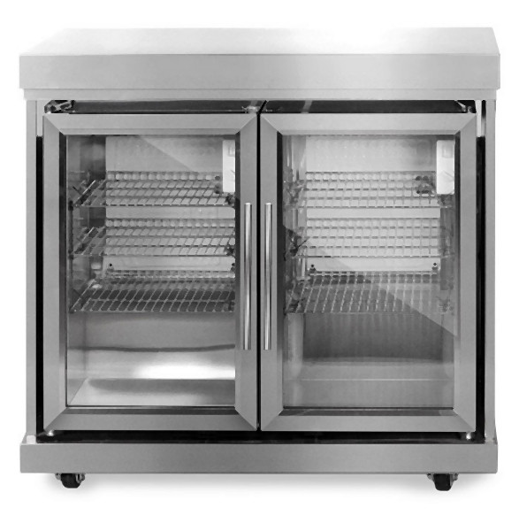 Myoutdoorkitchen Zweitüriger Modul-Kühlschrank, Stainless Collection, 4459