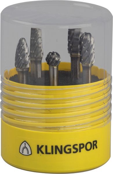 Klingspor HF10STEEL Fräser / Set 9,6 x 6 mm Spezialverzahnung Stahl, 337154