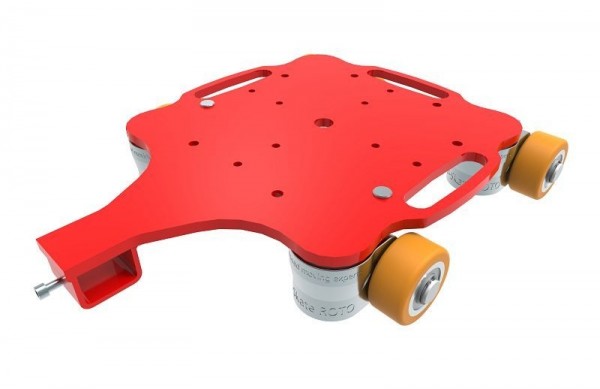 HTS ECO-Skate® ROTOflex Rotationsfahrwerk RF24, mit Gummibelag und PU-Rollen, 100240440